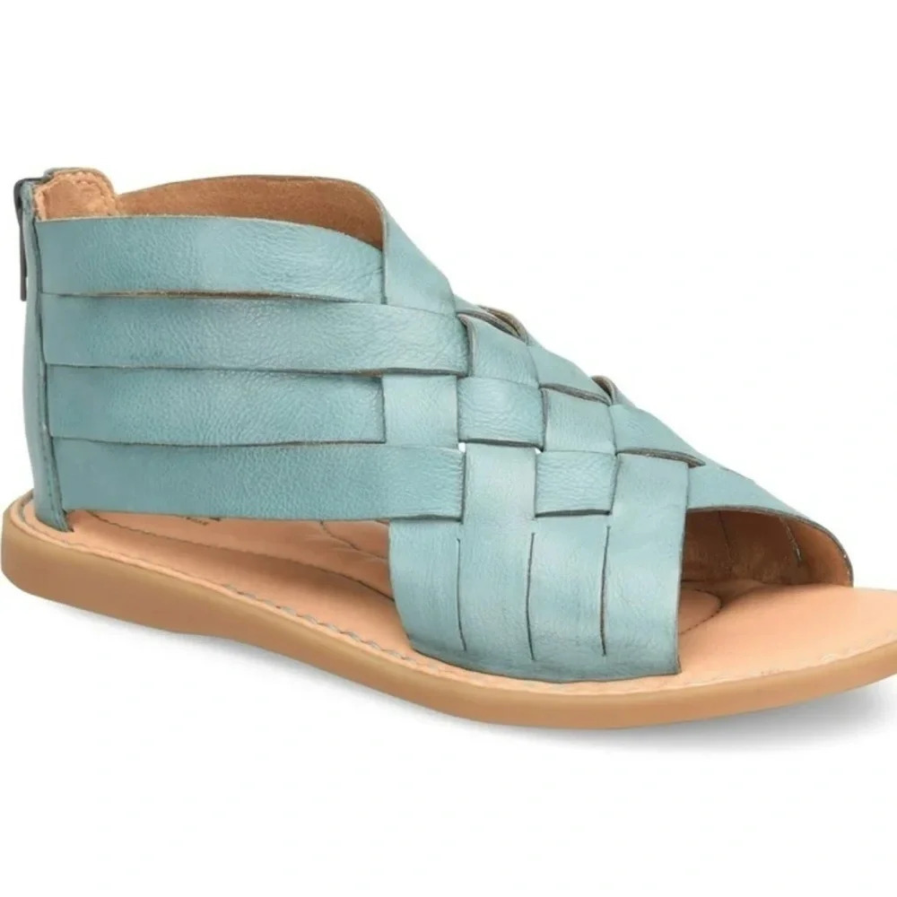 Born Iwa Sandal Woven Green size 6